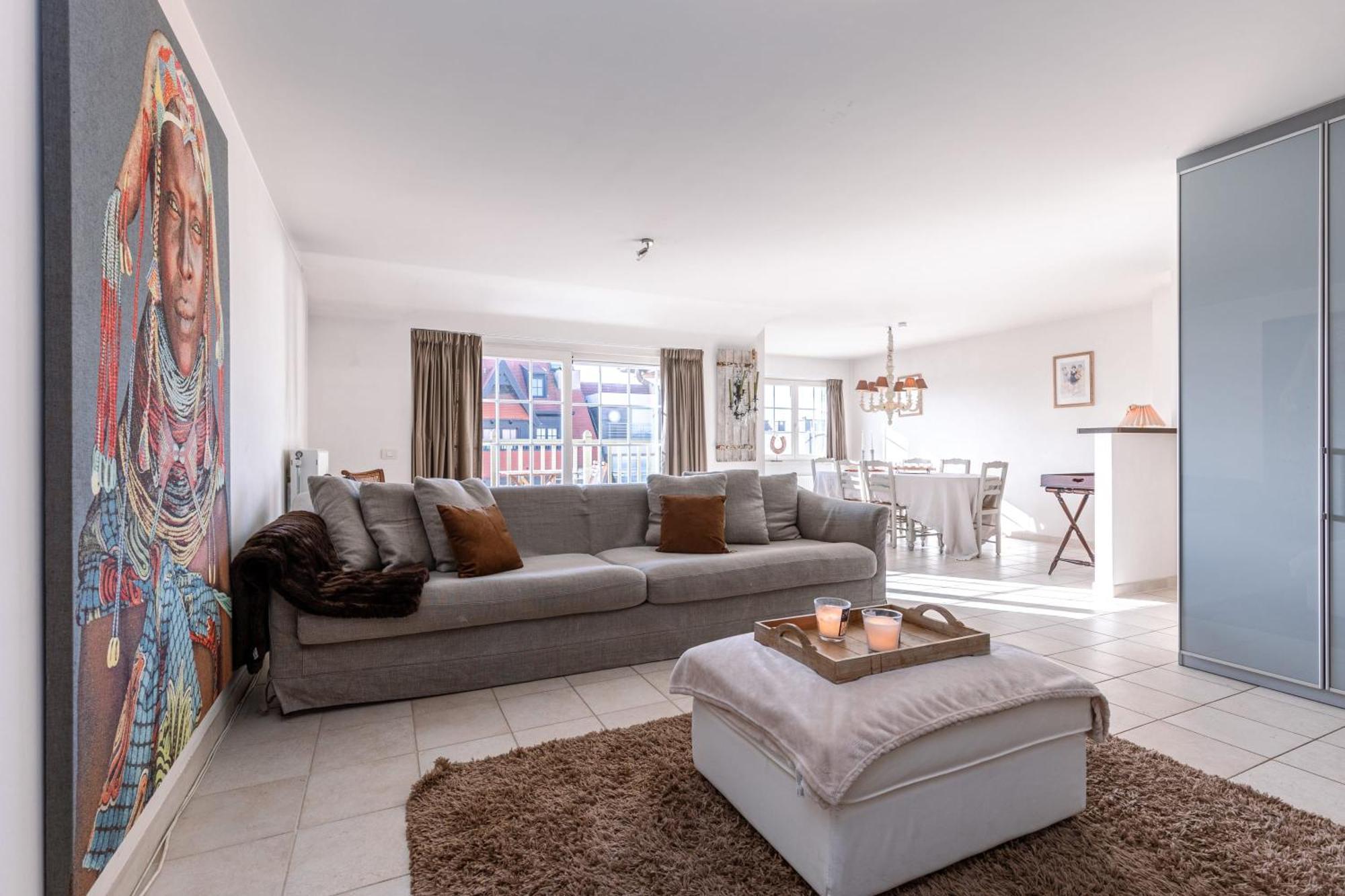 Charming Spacious Duplex Apt With Private Parking In Knokke Apartment Luaran gambar